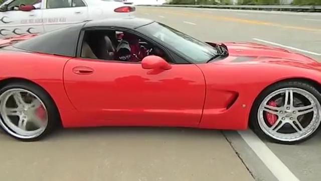 Дрифт на Chevrolet Corvette