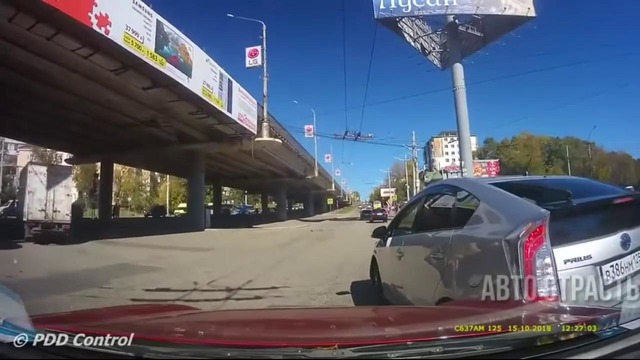 1032. АвтоСтрасть – Подборка аварий и дтп. № 1032. Октябрь. 2018г