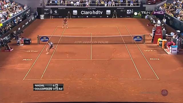 Nadal Vs A.Dolgopolov Rio Open 2014 Final Highlights