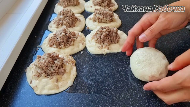 Популярная уличная еда Узбекистана! Гумма – самый простой рецепт из обычного мясного фарша