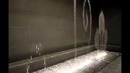 Превращение простых капель воды в красивые фигуры фонтана