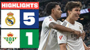 REAL MADRID 5 – 1 REAL BETIS | RESUMEN LALIGA EA SPORTS