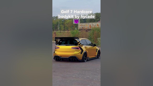 Golf 7 Hardcore bodykit by hycade #hycade #golfgti #vwgolfpassion #vwgti #vwbrasil #vwbuddies #gti