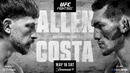 UFC Fight Night 276: Allen vs. Costa (ОСНОВНОЙ КАРД) 17.05.2026 | Арнольд Аллен — Мелкизаэл Коста