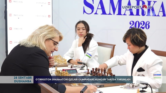 O‘zbekiston shaxmatchi qizlari olimpiadani munosib tarzda yakunladi