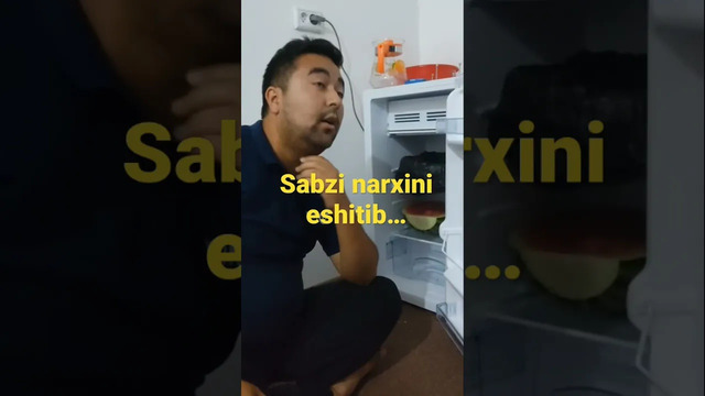 Sabzi narxini eshitib… video yoqqan boʻlsa LIKE bosing va izoh yozing