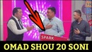 Omad shou 20 soni 2 spark avtomabili yutib olindi 14.04.2019