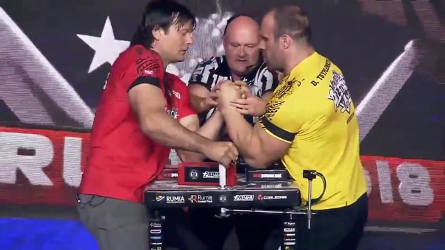 Армрестлинг Денис Цыпленков vs Девон Ларрат Реальный бой