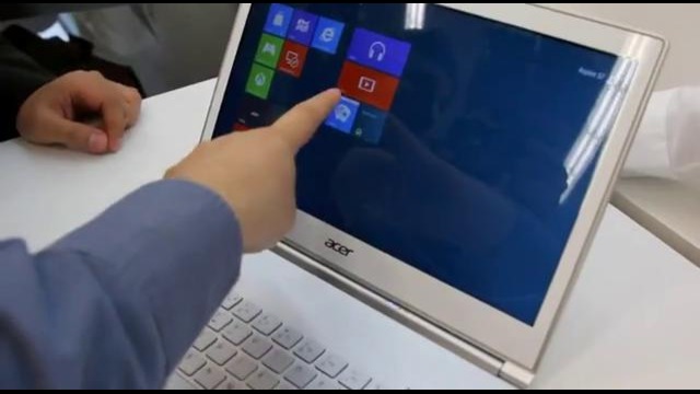 Acer Aspire S7 touchscreen ultra book with Windows 8 (The Verge at Computex Taipei)