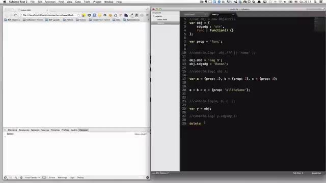 Основы Javascript 9 – Объекты