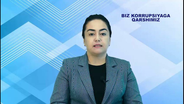 Korrupsiyaga qarshi birgalikda kurashamiz