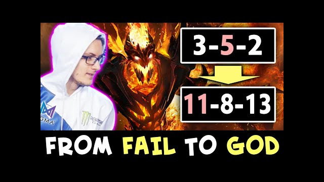 Miracle Shadow Fiend — from FAIL start to HARD WIN