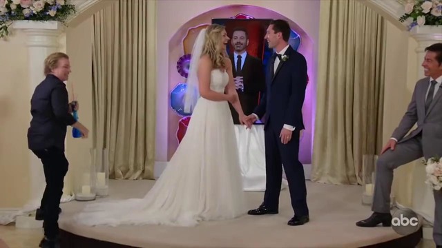 Jimmy Kimmel & Celine Dion Surprise Couple Getting Married