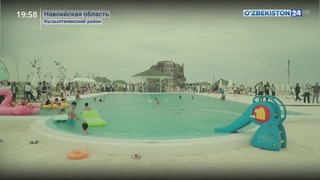 Открытие нового курорта «Silk Road Family Resort» на побережье озера Тудакуль в Навоийской области