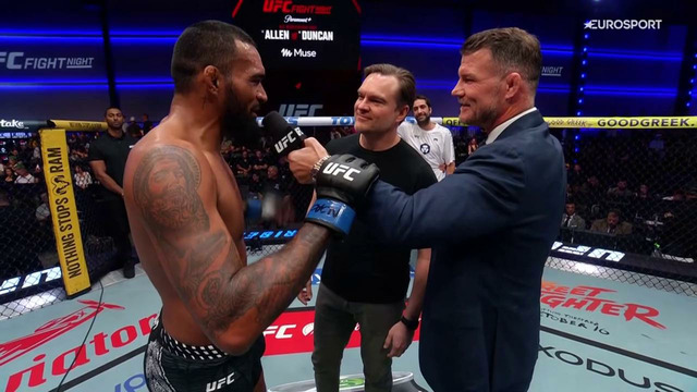 UFC Fight Night 290: Allen vs Duncan (ПРЕДВАРИТЕЛЬНЫЙ КАРД) 11.10.2026 | Брендан Аллен – Кристиан Лерой Данкан