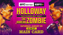 UFC Fight Night 225: Холлоуэй – Корейский Зомби (Основной кард) 27.08.2023 | Holloway vs Korean Zombie