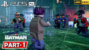 LEGO BATMAN (PS5 PRO) Looks SOO COOL | Gameplay Walkthrough Full Game Part-1 [4K 60FPS HDR]