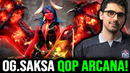 OG.SAKSA New Queen of Pain Arcana Next Level Support Dota 2