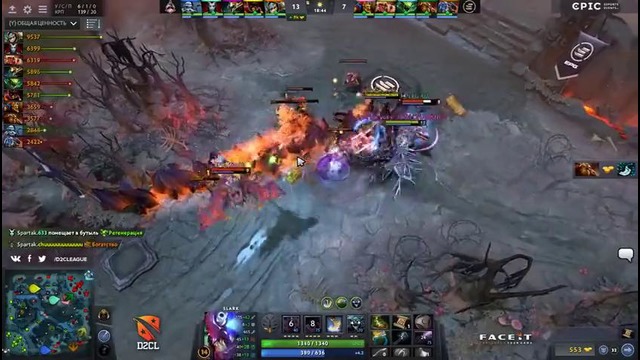 GRAND FINAL EPG vs Spartak Esports, 30.09.2017 D2CL Season 13, game 2 [Lum1Sit]