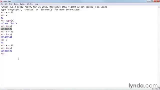 22 PhythonVariables Objects and Values Distinguishing mutable and immutable objects