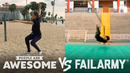 Wins & Fails on the Basketball Court, Pogo Stick, Slackline & More | People Are Awesome Vs. FailArmy