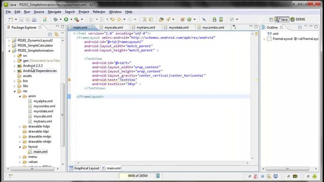 Start Аndroid: Урок 20. Анимация. Android программирование (видеоуроки)