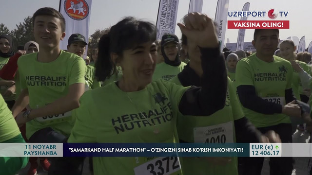 «Samarkand Half Marathon» — o‘zingizni sinab ko‘rish imkoniyati