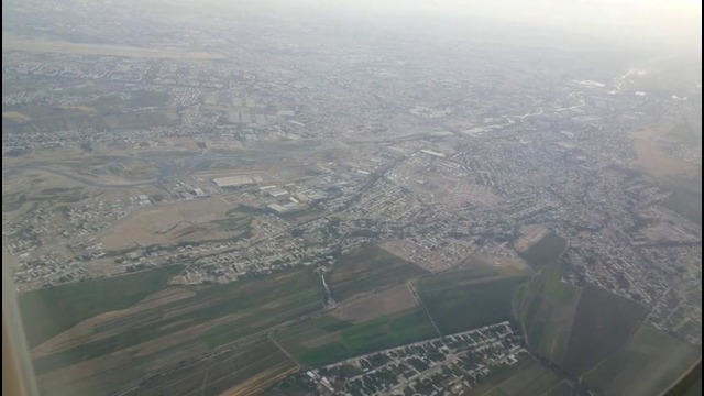 Пролет на Ташкентом сегодня утром перед посадкой