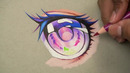 DRAWING Beautiful ANIME Eye (Time Lapse)