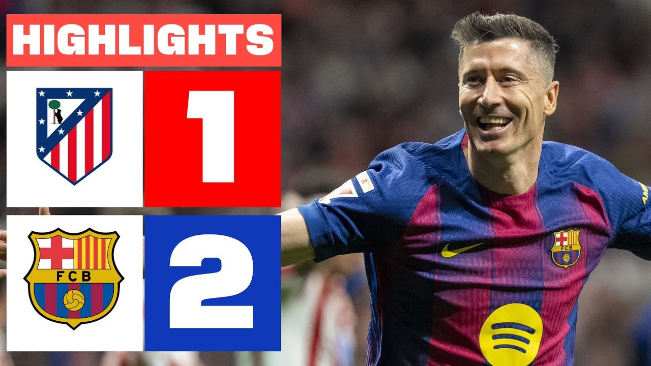 ATLÉTICO DE MADRID 1 – 2 FC BARCELONA | RESUMEN LALIGA EA SPORTS - Mover.uz