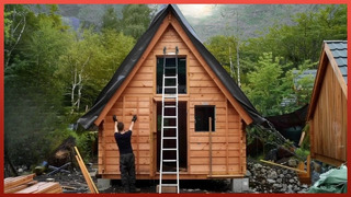 Family Builds Amazing Mountain CABIN in Just 9 Months | Start to Finish by @woodjunkie yt