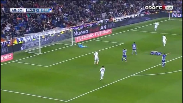 Goooooooooool!! Bale. Real:Depor 3:0