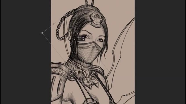 Kitana – Speed Painting (#Photoshop)