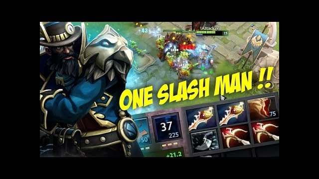 Dota 2 One Splash Man – 2 Rapier Kunkka by Attacker – Top Pro Player