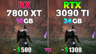 RX 7800 XT vs RTX 3090 Ti – Test in 10 Games