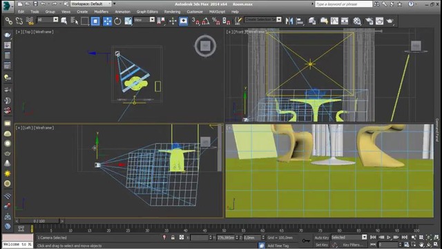 Vray свет, камера, настройки (3dsMax 2014)