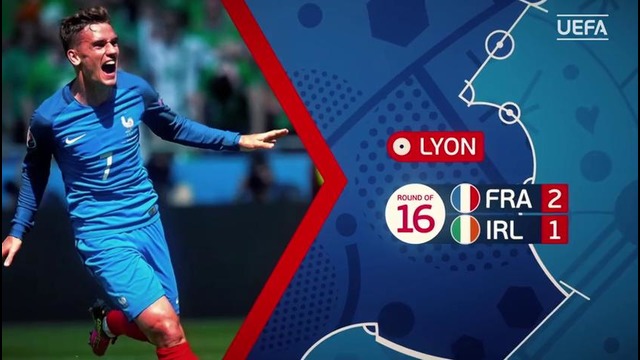 Франция – дорога на финал UEFA EURO 2016 animated guide