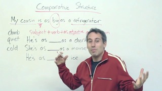 English Grammar – How to compare- ‘as cold as ice