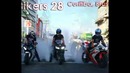 Yamaha R1 and Honda Fireblade x2 Burnouts Suzuki 650 Hayabusa GSXR 750 Hornet 600RR
