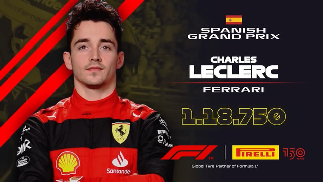 Формула 1 – Лучший круг в квалификации на Гран-При Испании от Шарля Леклера (21.05.2022)