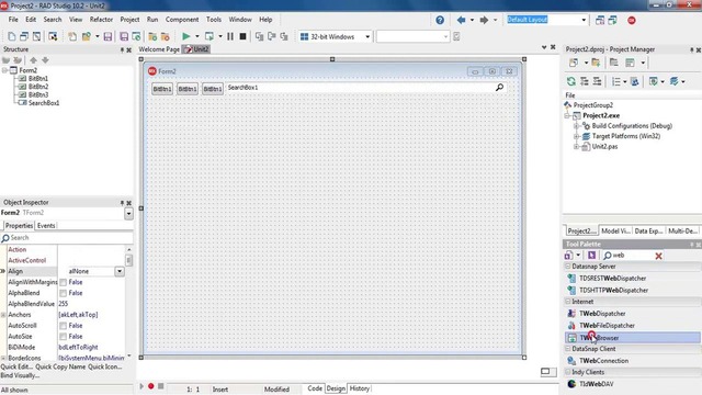 Delphi dasturida webbrowser