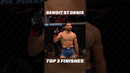 Benoit St Denis Top 3 UFC Finishes #mma #shorts