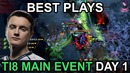 TI8 BEST PLAYS The International 2018 MAIN EVENT DAY 1 Highlights Dota 2