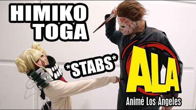 Himiko Toga Stabs Anime Los Angeles 2020 – With Lucky Lai