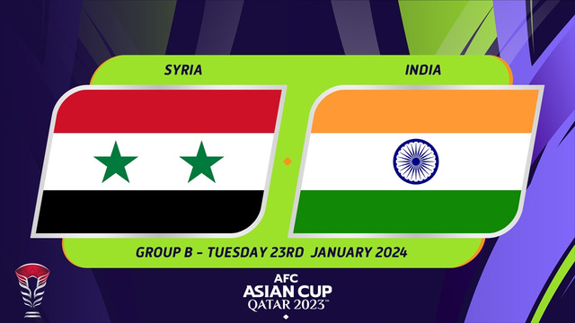 Сирия – Индия | Кубок Азии 2023 | 3-й тур | Обзор матча