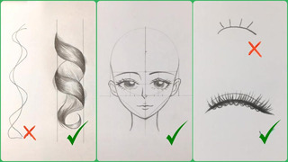 How to Draw! Simple and easy drawing tricks Draw anime characters! Amazing Art tutorial