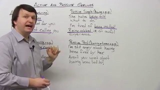 Grammar- Active and Passive Gerunds