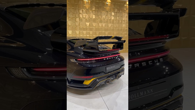 Porsche with 3 Spoilers