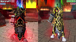 Warcraft III Reforged – Neutral Units (Outland StarCraft Fel Orcs) Part 3 Comparison (2002 VS 2020)