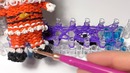 3d ДЕД МОРОЗ (Santa Claus) из резинок Rainbow Loom Bands. Урок 137